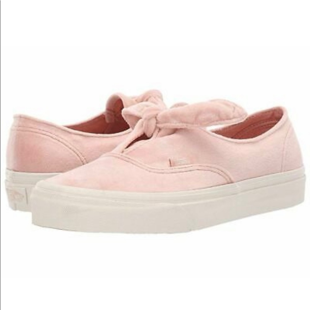 Vans Authentic Knotted Rose Pink shoes. Size 8. Worn twice. Like new.
